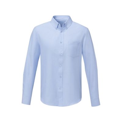 Pollux Мужская рубашка с длинными рукавами, светло-синий-1