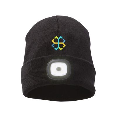 Лыжная шапка со светодиодом, черный-2