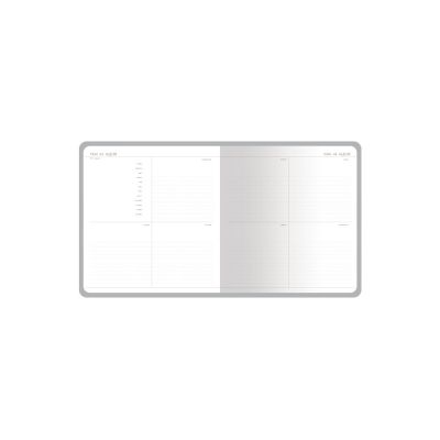 Еженедельник с каменной бумагой А5+ Carrara, оранжевый-7