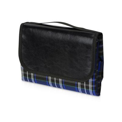 Непромокаемый плед для пикника Fabrizio, синий/черный-0