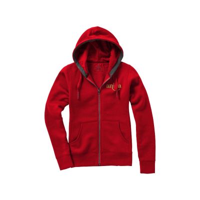 Толстовка Arora женская с капюшоном, красный-4