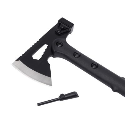 Топор 4-в-1 с огнивом Lumber, черный-1