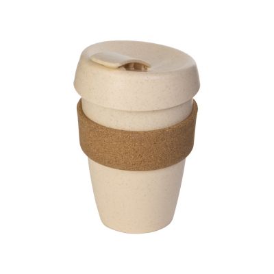 Стакан из пшеничного волокна с двойными стенками Pino, натуральный-0