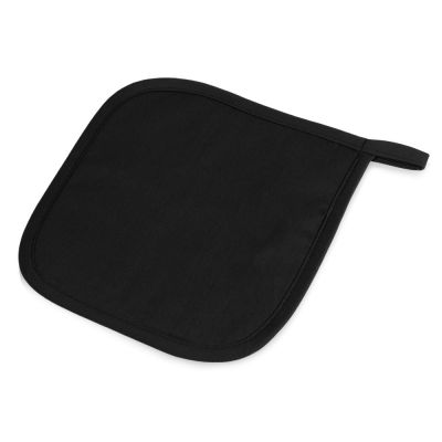 Подарочный набор с фартуком, прихваткой, черный-1