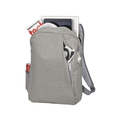 Рюкзак Zip для ноутбука 15, серый-1