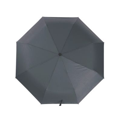 Зонт-автомат Lumet с куполом из переработанного пластика, серый (P)-3