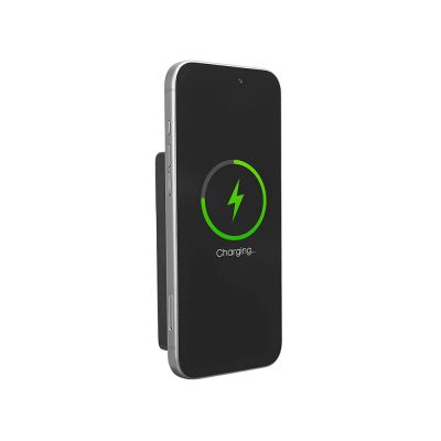 Магнитный беспроводной внешний аккумулятор, QC/PD Сёрф, 10000 мАч, серый-6