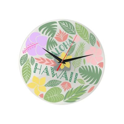 Часы настенные круглые из стекла 28 см Thames-1