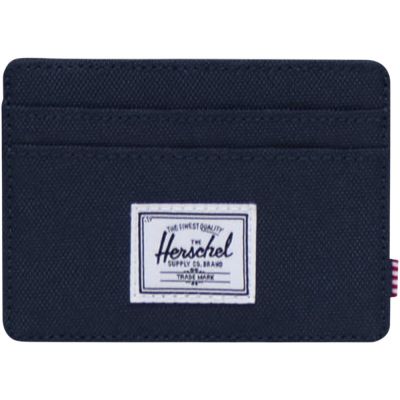 Herschel Charlie держатель для карт с RFID-защитой из переработанного материала - темно - синий navy-1