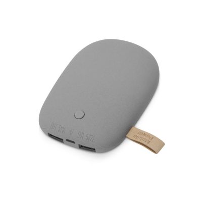 Внешний аккумулятор в форме камня Stone, 7800 mAh, серый-0
