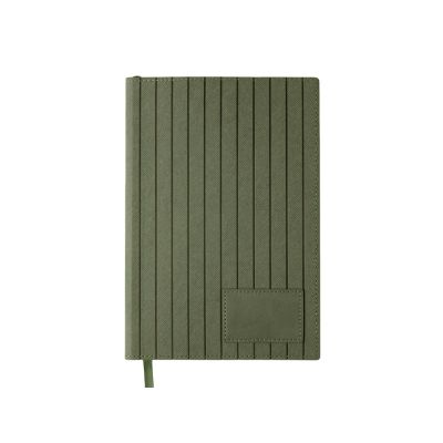 Блокнот А5 Bradbury, гибкая обложка, 80 листов 80 гр/м2 FSC бумага, оливковый-1