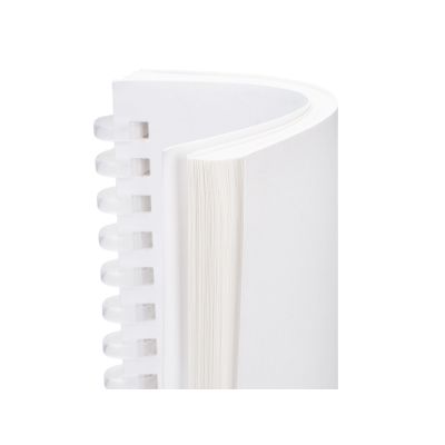 Блокнот на мягкой спирали А6 Sahara, 60 листов 70 гр/м2, белый-3