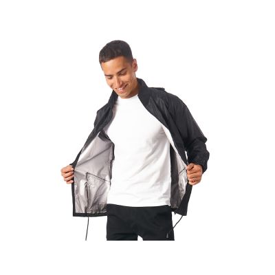Ветровка Miami мужская с чехлом, черный-1