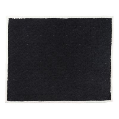 Плед из шерпы Sam, черный-1