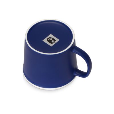 Матовая кружка Nancy 360 мл цветная снаружи, белая внутри, синий-2