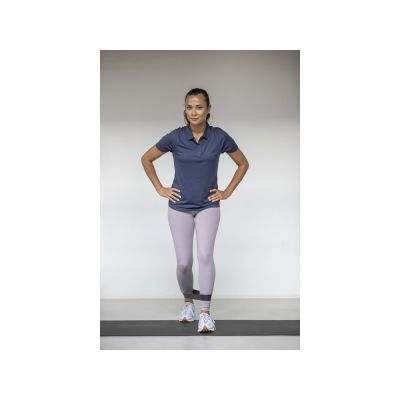 Женская стильная футболка поло с короткими рукавами Deimos, белый-5