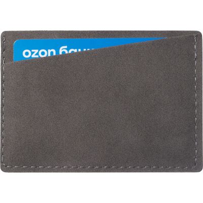 Футляр на 3 пластиковые карты Alicante, темно-серый-2