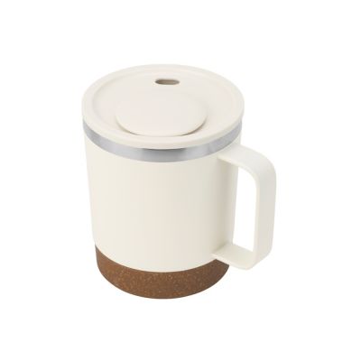 Стальная кружка с двойными стенками Swipe, белый0,00-1