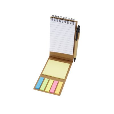 Flipper липкий блокнот с шариковой ручкой - Натуральный-3