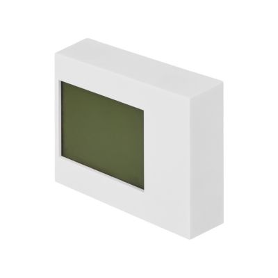 Настольные электронные мультифункциональные часы Rotatio с подсветкой, белый-5