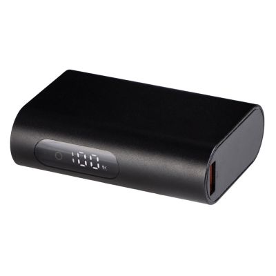 Внешний аккумулятор с QC/PD Qwik, 10000 mah, черный-0