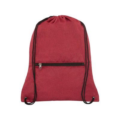 Складной рюкзак со шнурком Coss, heather dark red-2