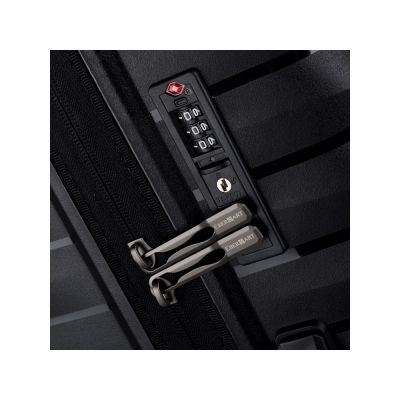 Чемодан Eberhart Dune средний М полипропилен черный 46D-009-424-5