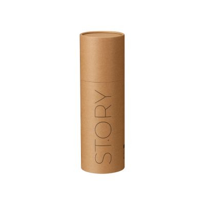 Вакуумный термос Story c покрытием powder, тубус, черный-8