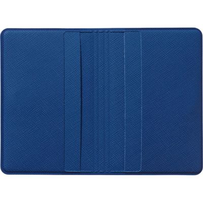 Футляр-книжка на 4-е карты с RFID Favor, синий-2