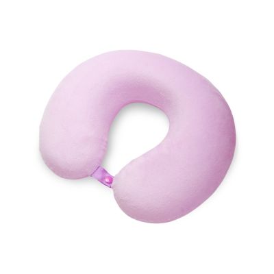 Подушка Basic из микрофибры с эффектом памяти U-shape, розовый NEW-0