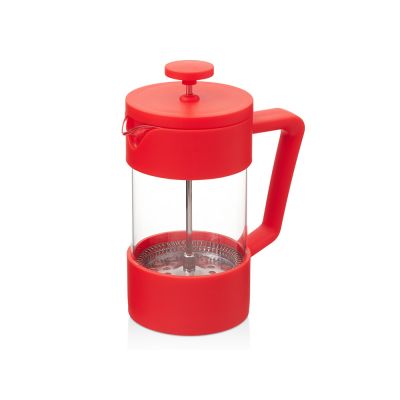 Пластиковый френч-пресс Intense, 600мл, красный-0