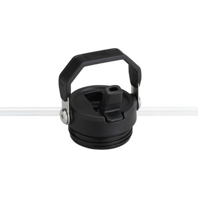 Бутылка для воды объемом 700 мл с откидной трубочкой Stanley IceFlow™ 2.0 - сплошной черный-2