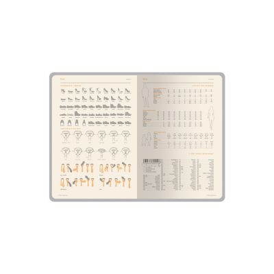 Ежедневник А5 датированный Boston 2026, фиолетовый с салатовым обрезом-7