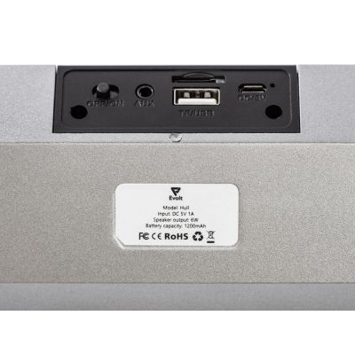 Портативная стереоколонка Hull, 2 * 3 Вт, серый-8