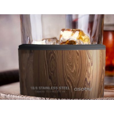 Тумблер для виски WHISKEY KUZIE, дерево-4