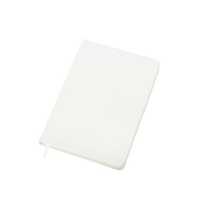 Бизнес-блокнот C2 софт-тач, твердая обложка, 128 листов, белый-0