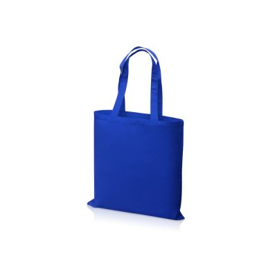 Сумка для шопинга Carryme 140 хлопковая, 140 г/м2, синий-1