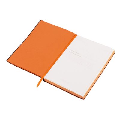 Бизнес-блокнот C1 софт-тач, гибкая обложка, 128 листов, оранжевый-2