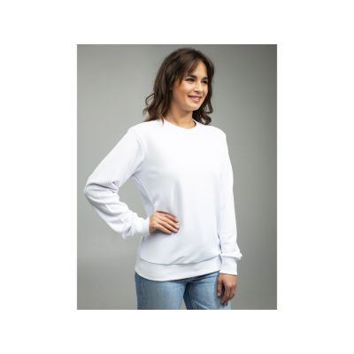 Толстовка втачной рукав. Модель 1 (Футер петлевой) (Размер 56-188, Цвет Белый)-6