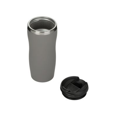 Термокружка Double wall mug C1, soft touch, 350 мл, серый-1