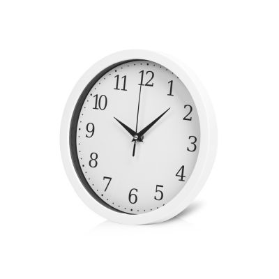 Пластиковые настенные часы  диаметр 25,5 см Yikigai, белый-0