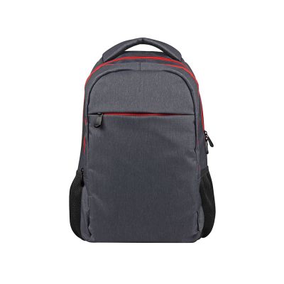 Рюкзак Metropolitan, серый с красной молнией и красной подкладкой-4