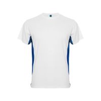 Спортивная футболка Tokyo мужская, белый/королевский синий