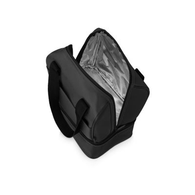 Сумка-холодильник Cool с 2-мя изолированными отделениями, темно-серый-2