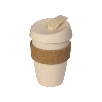 Стакан из пшеничного волокна с двойными стенками Pino, натуральный-1