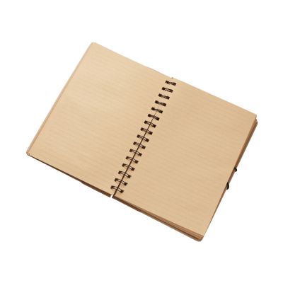 Крафтовый блокнот А5 в твердой обложке Saharan Cypress, 80 листов 70 гр/м2 бумаги, натуральный-4