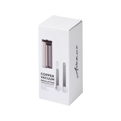 Вакуумный термостакан Lebou с медным покрытием 360 мл, черный-5