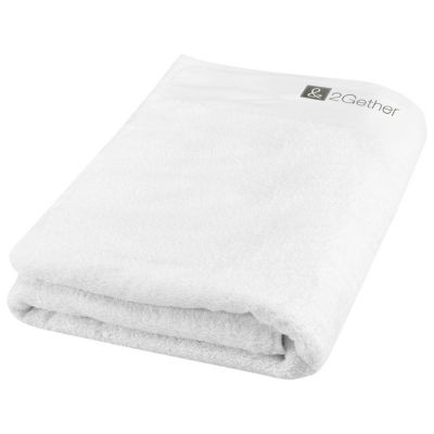 Полотенце для ванны Ellie из хлопка плотностью 550 г/м2 и размером 70x140 см, белый-4