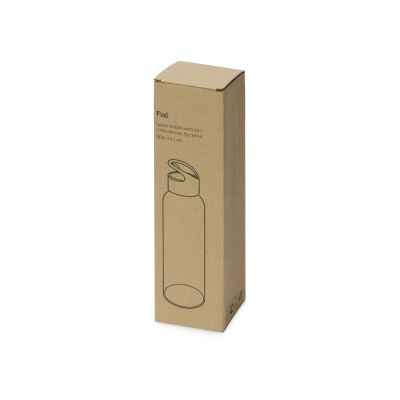 Стеклянная бутылка  Fial, 500 мл, черный-3