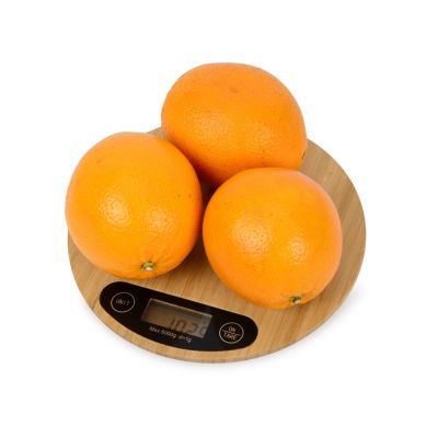 Бамбуковые кухонные весы Scale, натуральный-2